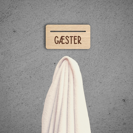 Personlige brikker til håndklæder